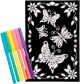Color In Velvet Poster 6 X 9 Inches Butterfly Daisy