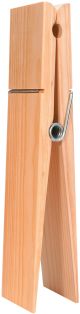 Super Jumbo Clothespin Spring Natural 12 Inches