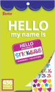 Velvet Sticker Book Hello My Name Is