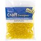 Pony Beads Plastic Acid Yellow 6mm X 9mm