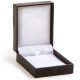 Jewelry Box 4 X 3 X 1.25 Inches Black Velvet