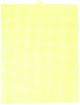 Plastic Canvas 10 X 13 Inches Neon Yellow