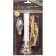 Electric Welcome Candle Lamp with Automatic Sensor Brass Plated 7 Inches
