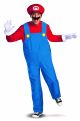 Super Mario Deluxe Mens Adult Costume Red And Blue XLarge 4246