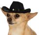 Pet Cowboy Hat Black Medium Large 1.3