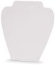 Folding Jewelry Stand 7.25 Inches White Velvet