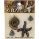 Steampunk Soli Oak Metal Accents Sealife
