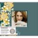 Patterned Post Bound Window Album 8X8 Inches Mod Floral