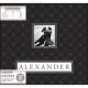 Frame A Name Post Bound Album 12X12 Inches Black