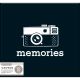 Post Bound Window Album 12X12 Inches Black Vintage Memories