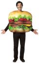 Rasta Imposta Cheeseburger Costume MultiColored One Size
