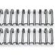 The Cinch Book Binding Wires 0.75 Inches Black