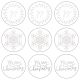 Lucky Dip Collection Christmas Foil Stickers Joy