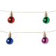 Garland Shiny Bulbs Assorted Colors 6.5 Feet