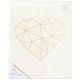 Color Reveal Collection Watercolor Panel 13 X 16 Geo Heart
