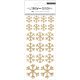 Snow And Cocoa Collection Cardstock Stickers With Glitter Accents Snowflakes
