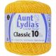 Aunt Lydia s Classic Crochet Thread Size 10 Golden Yellow 1 Pack of 1 Piece