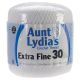 Aunt Lydia s Extra Fine Crochet Thread Size 30 White