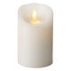 Flameless Candle Unscented Moving Flame Candle With Timer 4inches White 