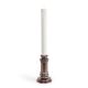 Window Taper Candle Onyx Base 8 Inches