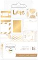 Project Life 3 X 4 Theme Cards Golden