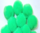 Pom Poms Neon Green 0.75 Inch Green