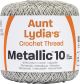 Spinrite Aunt Lydia s Metallic Crochet Thread Silver and Silver 1 Pack of 2 Piece