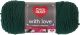 Red Heart With Love Yarn Evergreen 1 Pack of 1 Skein