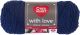 Red Heart With Love Yarn Navy 1 Pack of 1 Skein