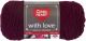 Red Heart With Love Yarn Merlot 1 Pack of 1 Skein