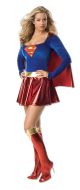 Secret Wishes Womens Adult Supergirl Costume Blue Red Medium