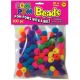 Pom Pom Beads 0.5 Inch Assorted