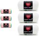 Red Heart Super Saver Yarn 3 Pack Retro Stripe 3 Count And Super Saver White Yarn 3 Pack of 198g 7oz Acrylic 4 Medium Worsted 364 Yards Knitting Crochet