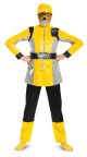 Girls Yellow Ranger Beast Morpher Deluxe Costume Small4 6X