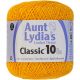 Aunt Lydia s Classic Crochet Thread Size 10 Goldenrod 1 Pack of 3 Piece