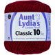 Aunt Lydia s Classic Crochet Thread Size 10 Burgundy