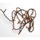 Teeny Bulbs Light 4Mm Clear Bulbs Brown Cord