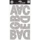 Me And My Big Ideas Silver Glitter Large Alphabet Stickers