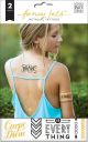 Me And My Big Ideas Fancy Tats Brave Temporary Tattoos
