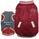 Fashion Pet Reversible Varsity Jacket Cranberry Denim S