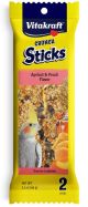 Vitakraft Crunch Sticks Apricot and Peach Cockatiel Treats 2 Pack