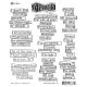 Ranger Dyan Reaveleys Dylusions Cling Stamp Collection Say It How It Is 1 Pack Of 1 Piece