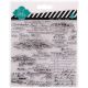 Mixed Media Clear Stamps 5.5 X 5.5 Script