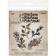 Sizzix Tim Holtz Alterations Holiday Greens Thinlits Die 1 pack 4 pieces