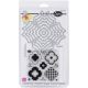Sizzix Framelits Die And Clear Acrylic Stamp Set Charming 1 pack 8 pieces