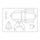 Sizzix Where Women Cook Box Tea Bag And Accessories Bigz L Die 14 1 pack 1 piece