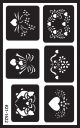 Armour Etch Over N Over StencilAssorted