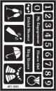 Armour Etch Over N Over Stencil Wedg Font Numbers