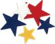Stick It Felt Shapes Stars 3.75x6 inch