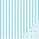 Basics Double Sided Cardstock With 12 X 12 Sky Blue Stripe